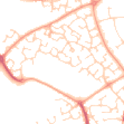 Daytime road noise heatmap for CO4 9EY