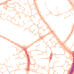 Daytime road noise heatmap for CO4 9FA