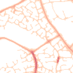 Daytime road noise heatmap for CO4 9FE
