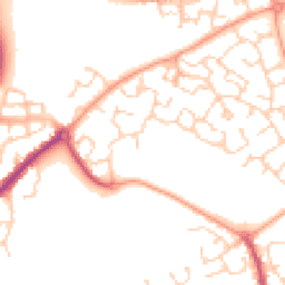 Daytime road noise heatmap for CO4 9FX