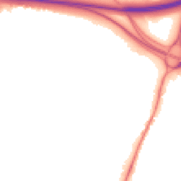 Night-time road noise heatmap for CO4 9HT