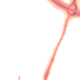 Night-time road noise heatmap for CO4 9HY