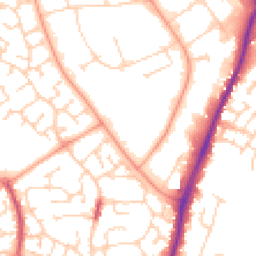 Daytime road noise heatmap for CO4 9PE