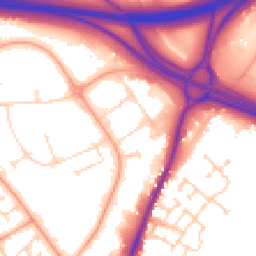 Daytime road noise heatmap for CO4 9QP
