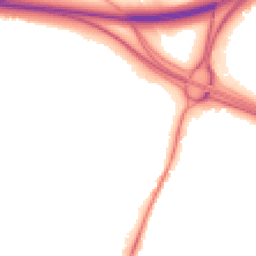 Night-time road noise heatmap for CO4 9QP