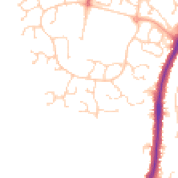 Daytime road noise heatmap for CO4 9RX