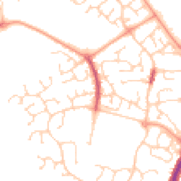 Daytime road noise heatmap for CO4 9SG
