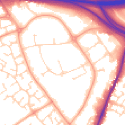 Daytime road noise heatmap for CO4 9TB