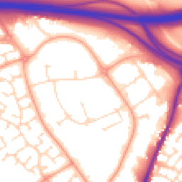 Daytime road noise heatmap for CO4 9TG