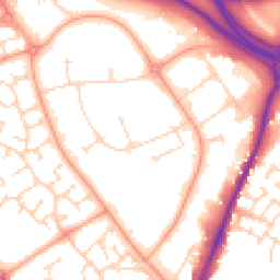 Daytime road noise heatmap for CO4 9TQ
