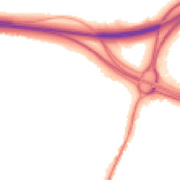 Night-time road noise heatmap for CO4 9TZ