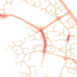 Daytime road noise heatmap for CO4 9UF