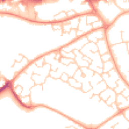 Daytime road noise heatmap for CO4 9XZ
