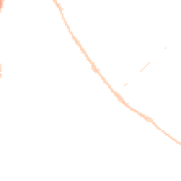 Night-time road noise heatmap for CO5 0AD