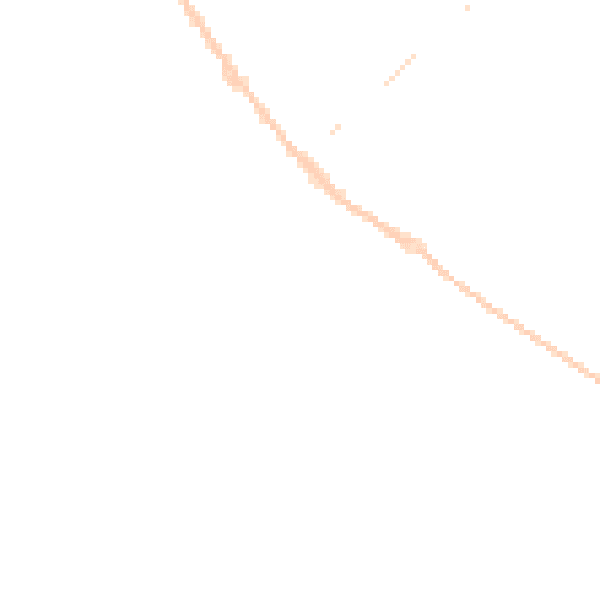 Night-time road noise heatmap for CO5 0AQ