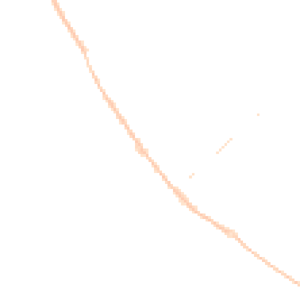 Night-time road noise heatmap for CO5 0AW