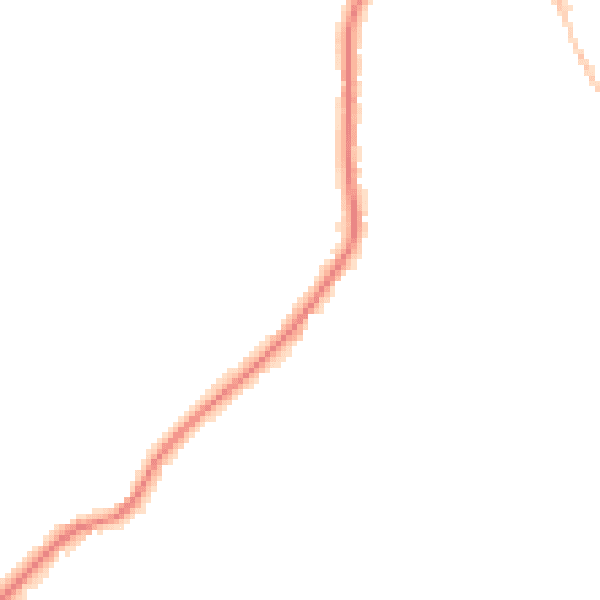 Night-time road noise heatmap for CO5 0BN