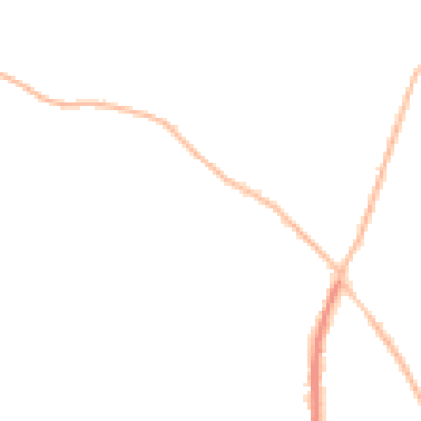 Night-time road noise heatmap for CO5 0FY