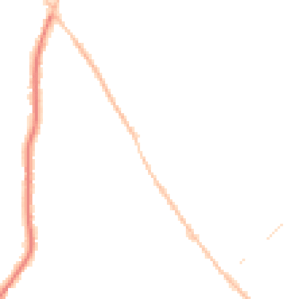 Night-time road noise heatmap for CO5 0SU