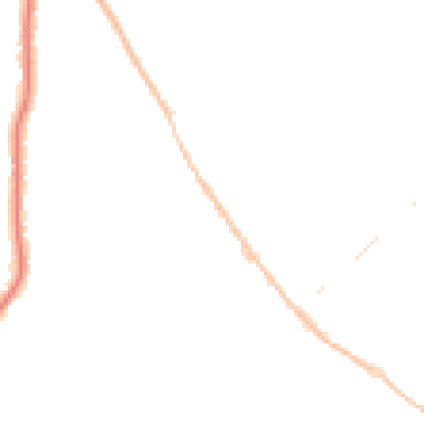 Night-time road noise heatmap for CO5 0UP