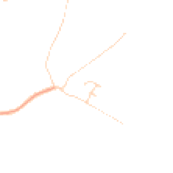 Daytime road noise heatmap for CO5 7BP