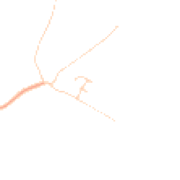 Daytime road noise heatmap for CO5 7BS