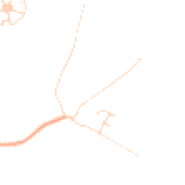 Daytime road noise heatmap for CO5 7DB