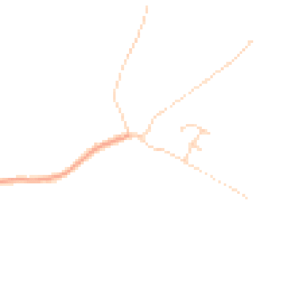 Daytime road noise heatmap for CO5 7DE
