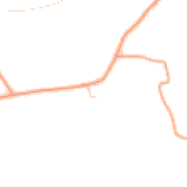 Daytime road noise heatmap for CO5 7DS