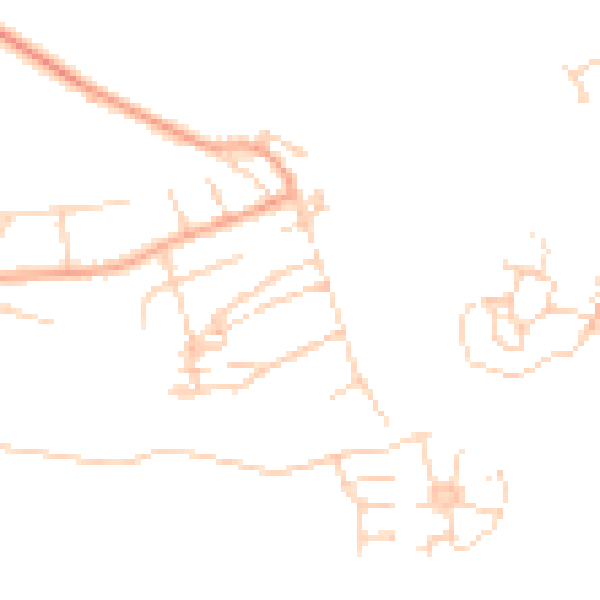 Daytime road noise heatmap for CO5 7EX