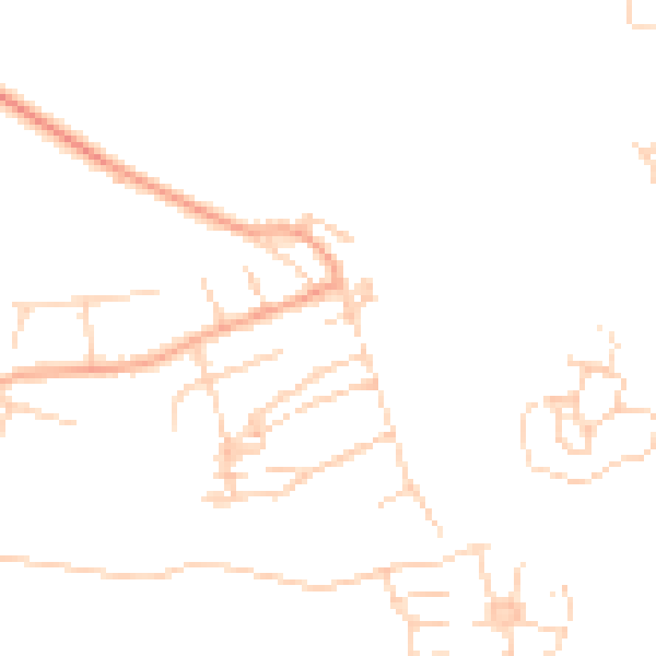 Daytime road noise heatmap for CO5 7HJ