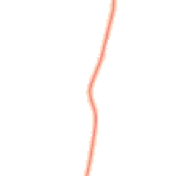 Night-time road noise heatmap for CO5 7LN