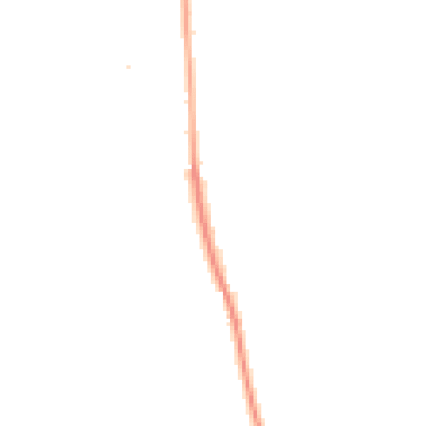 Night-time road noise heatmap for CO5 7LQ