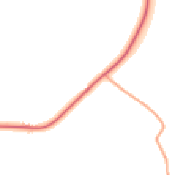 Daytime road noise heatmap for CO5 7RP