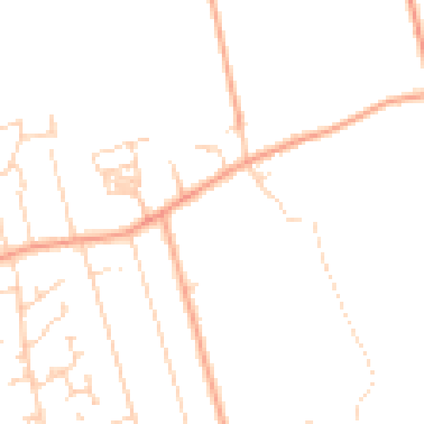 Daytime road noise heatmap for CO5 8GQ