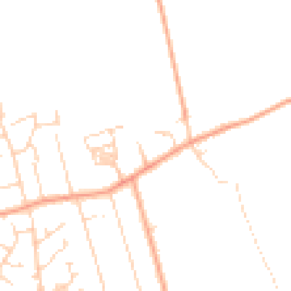 Daytime road noise heatmap for CO5 8HG