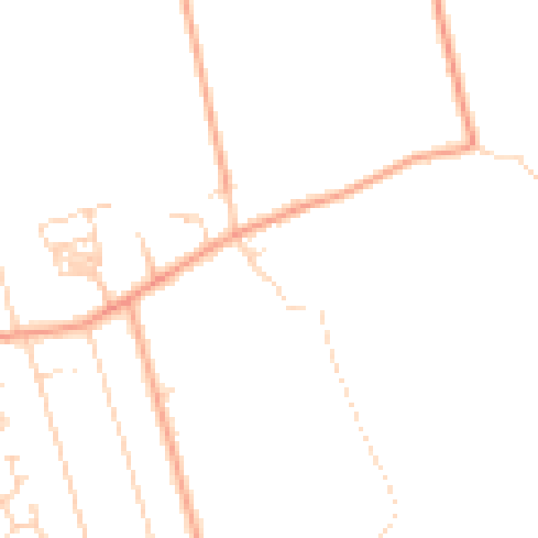 Daytime road noise heatmap for CO5 8HN