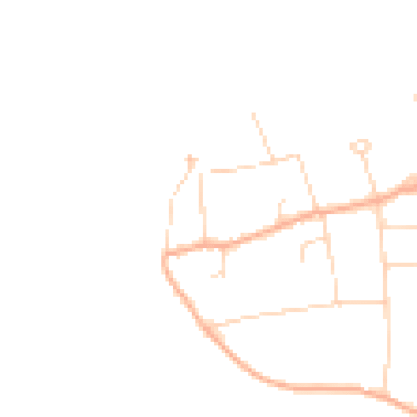 Daytime road noise heatmap for CO5 8NE