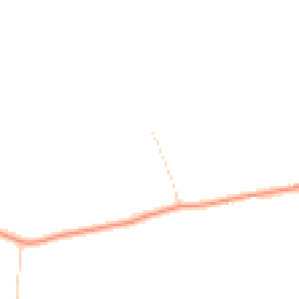 Daytime road noise heatmap for CO5 8TE