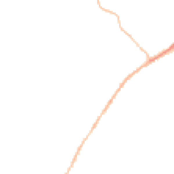 Night-time road noise heatmap for CO5 9AS