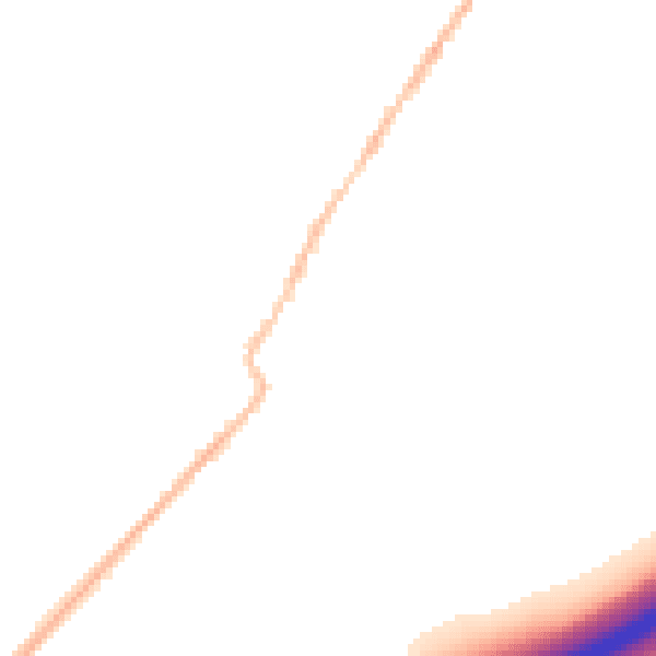 Night-time road noise heatmap for CO5 9FR