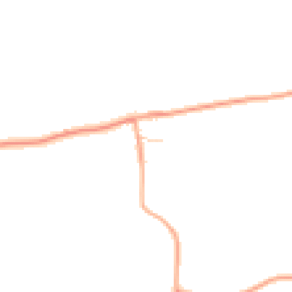 Daytime road noise heatmap for CO5 9HL