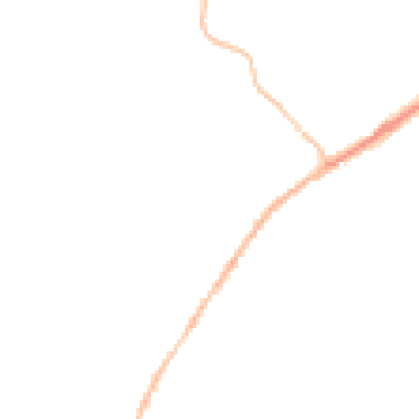 Night-time road noise heatmap for CO5 9JF