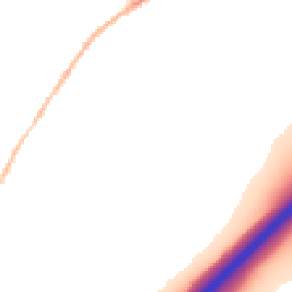 Night-time road noise heatmap for CO5 9PU