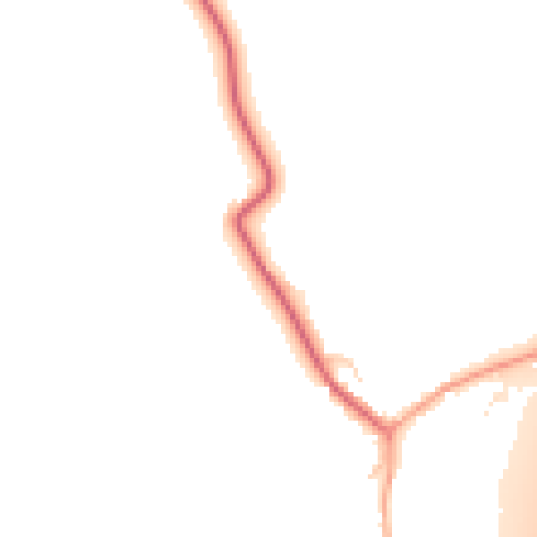 Daytime road noise heatmap for CO5 9QX