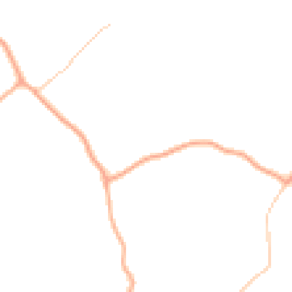 Daytime road noise heatmap for CO5 9RL
