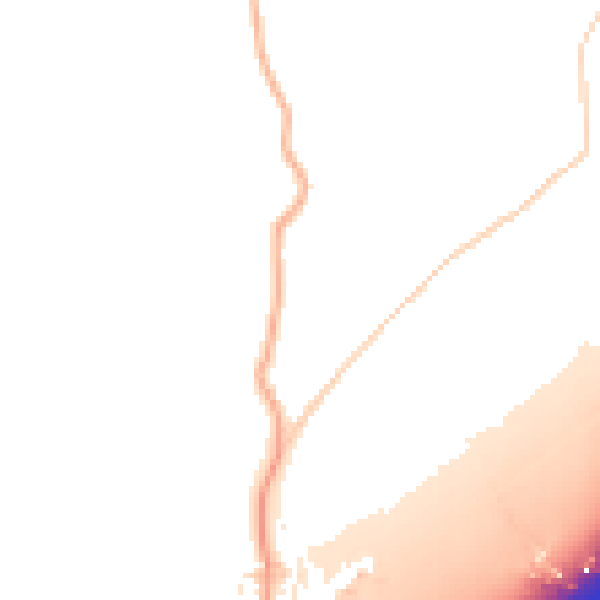 Daytime road noise heatmap for CO5 9RN