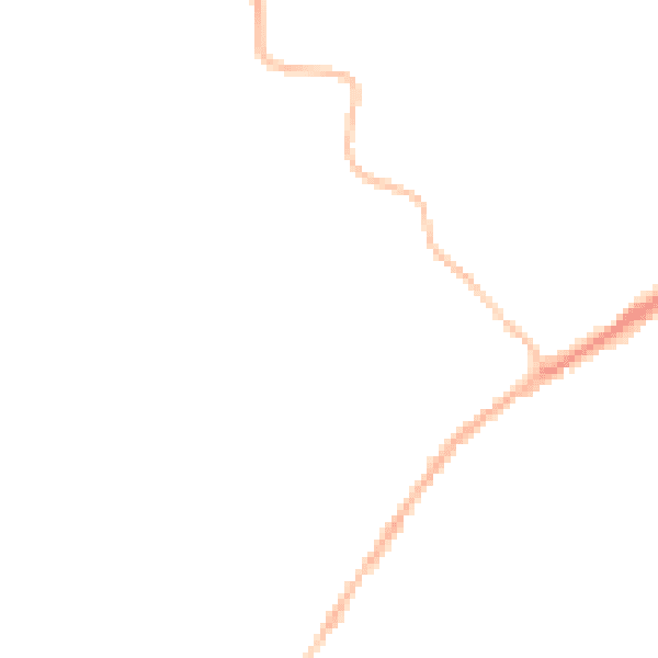 Night-time road noise heatmap for CO5 9RQ