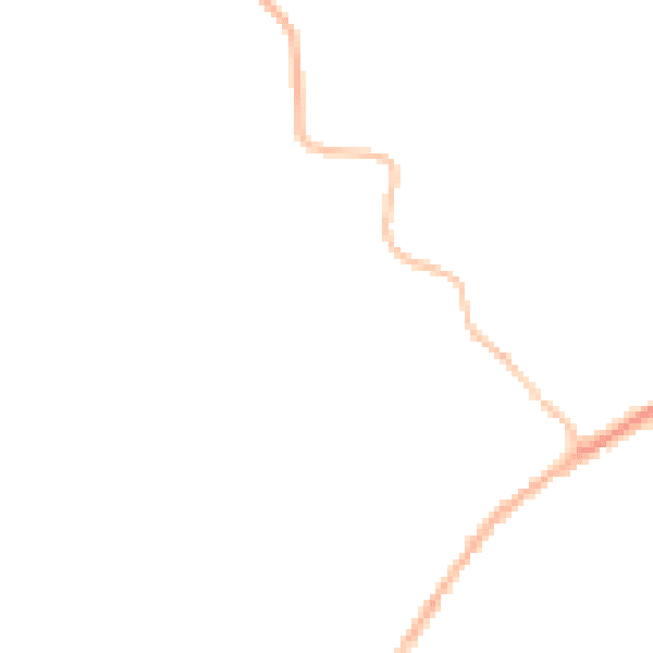Night-time road noise heatmap for CO5 9RT