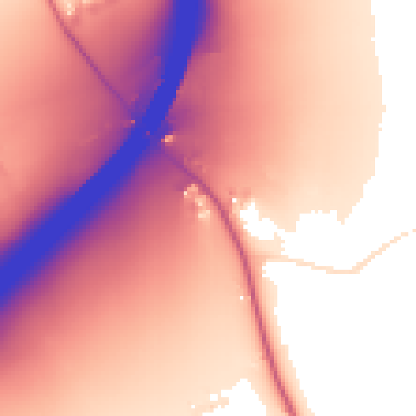 Daytime road noise heatmap for CO5 9SH